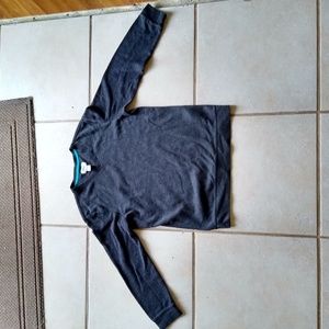 Blue and Gray Old Navy V-Neck Long Sleeve shirt